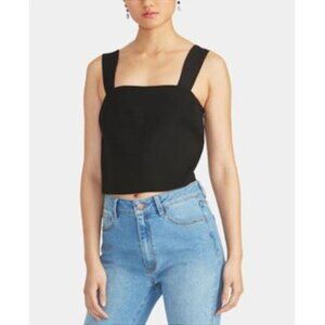 Black Rachel Roy Reva Crop Top, Size XS